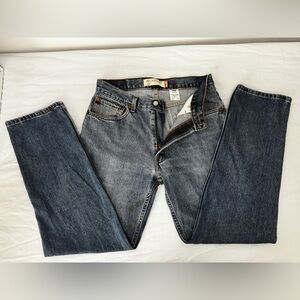 Levi's Men’s 550 Dark Blue Relaxed Fit Jeans (32 x 32)